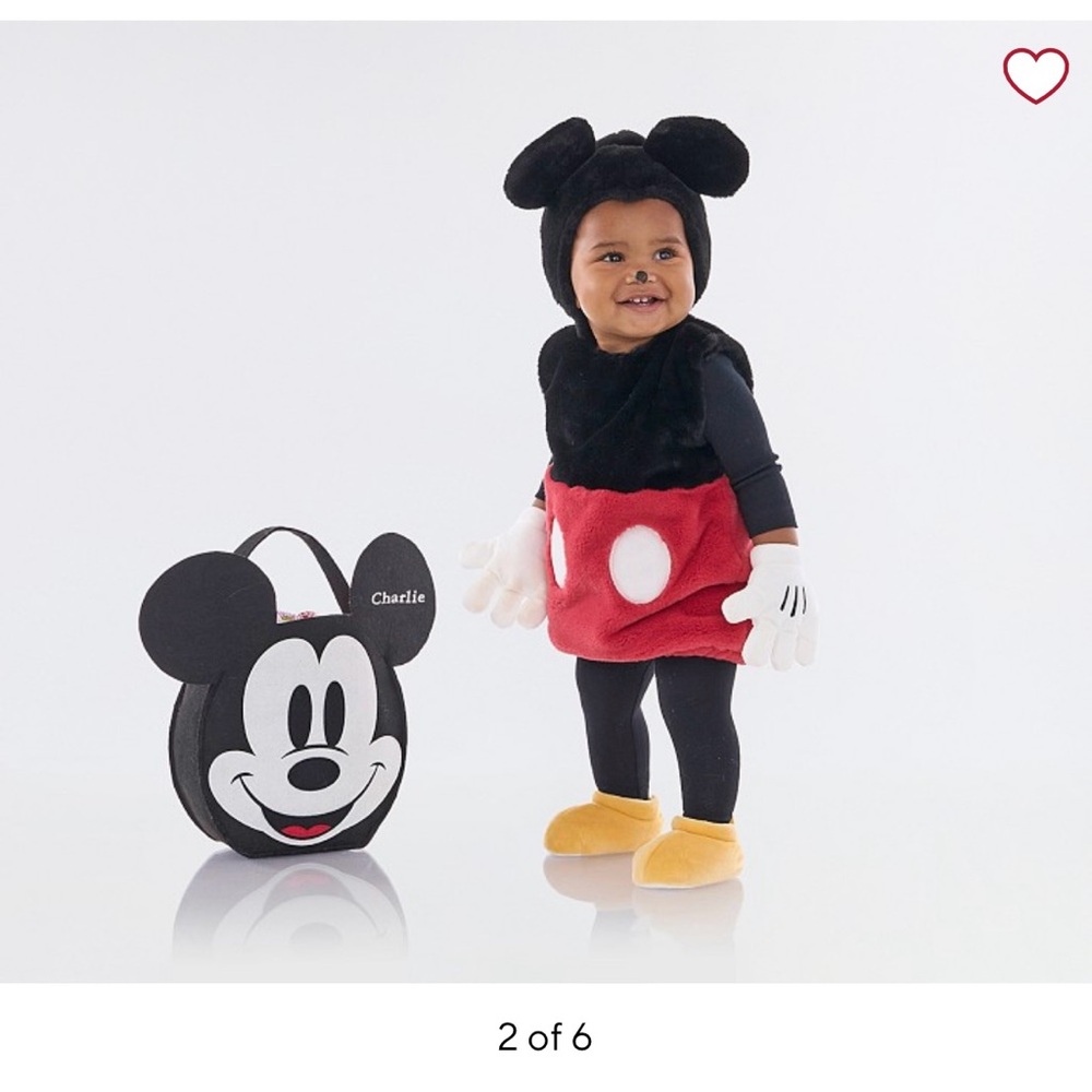 Pottery Barn Kids Mickey Mouse Costume